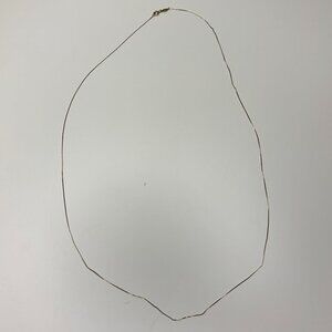 14k Solid Yellow Gold Long Chain Necklace 28" Stamped